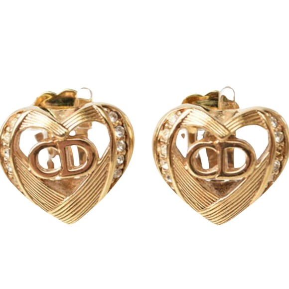 Dior CD Gold Metal earring - Picture 1 of 7